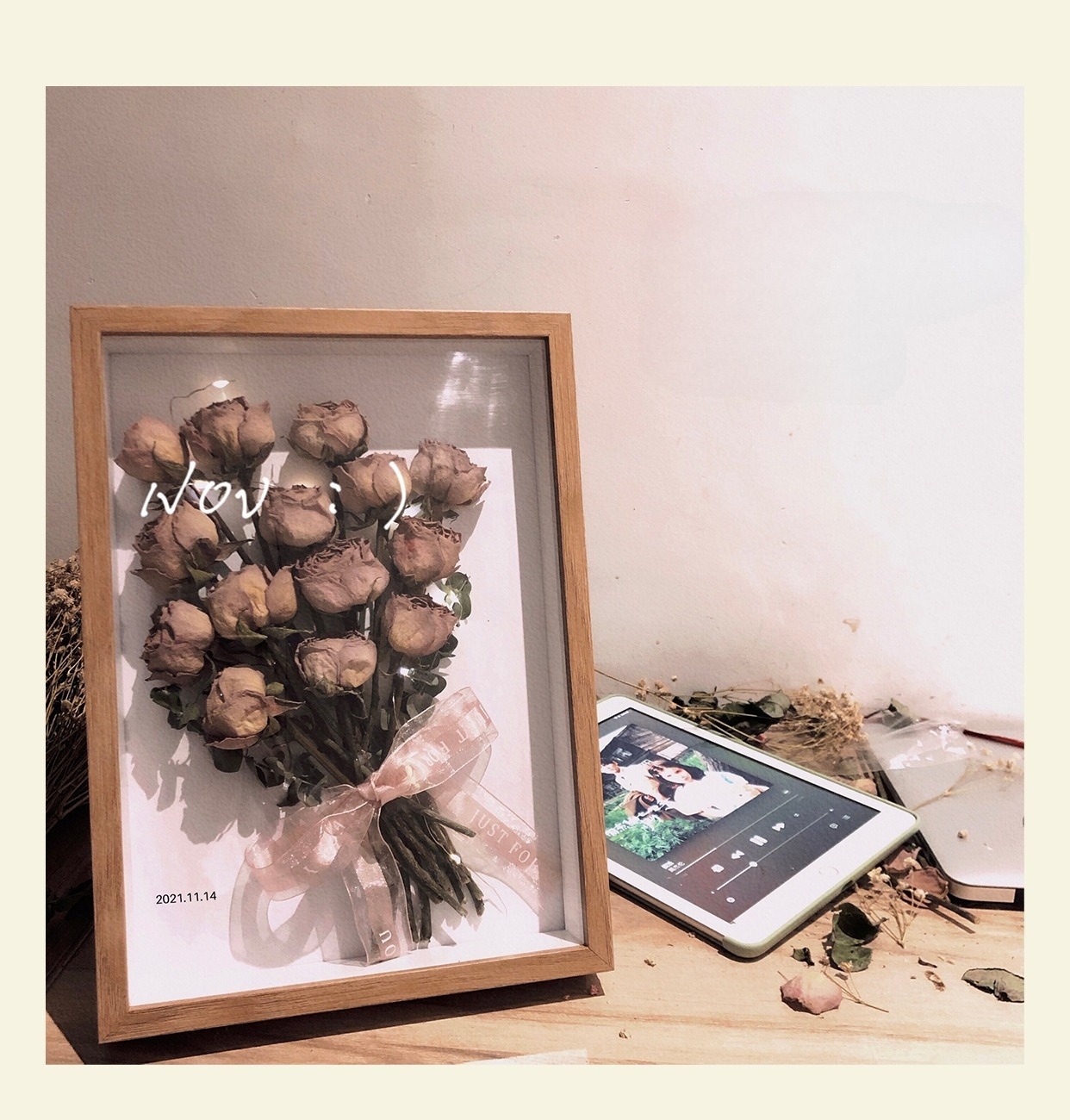 Khung ảnh bằng gỗ lưu trữ hoa khô YSD1129B | Flexdecor VN | 13