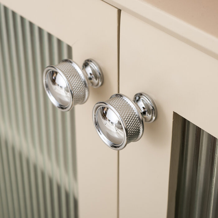 Núm tay nắm tủ gỗ hiện đại màu bạc DDGH-6982 | Flexdecor VN | 1