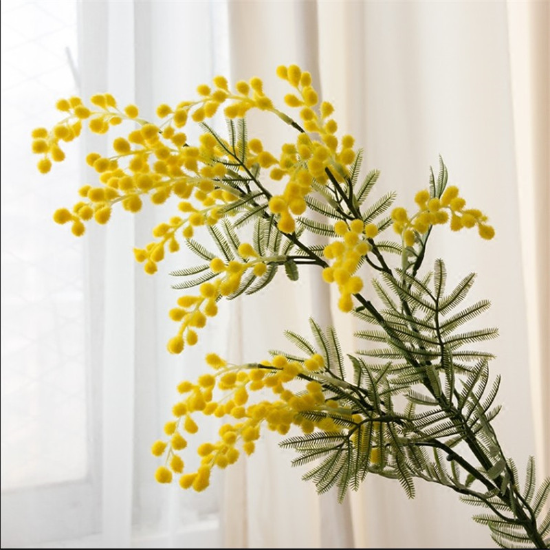 Phụ kiện cắm hoa mô phỏng mimosa HNT5561 | Flexdecor VN | 1