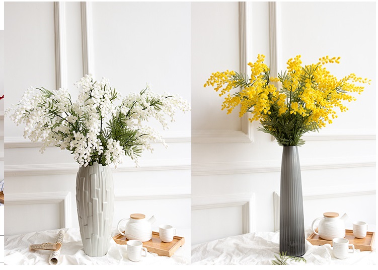 Phụ kiện cắm hoa mô phỏng mimosa HNT5561 | Flexdecor VN | 7