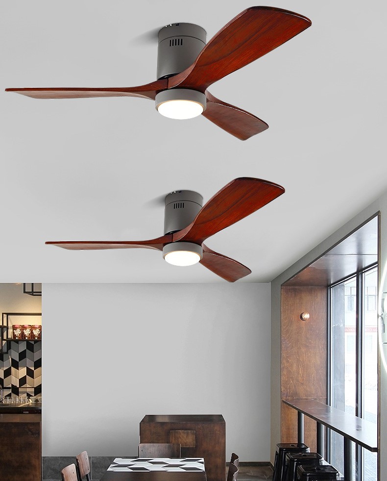 Quạt trần gỗ trang trí ấn tượng cho phòng ăn F278 | Flexdecor VN | 3