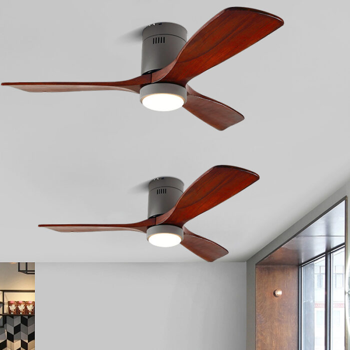 Quạt trần gỗ trang trí ấn tượng cho phòng ăn F278 | Flexdecor VN | 2