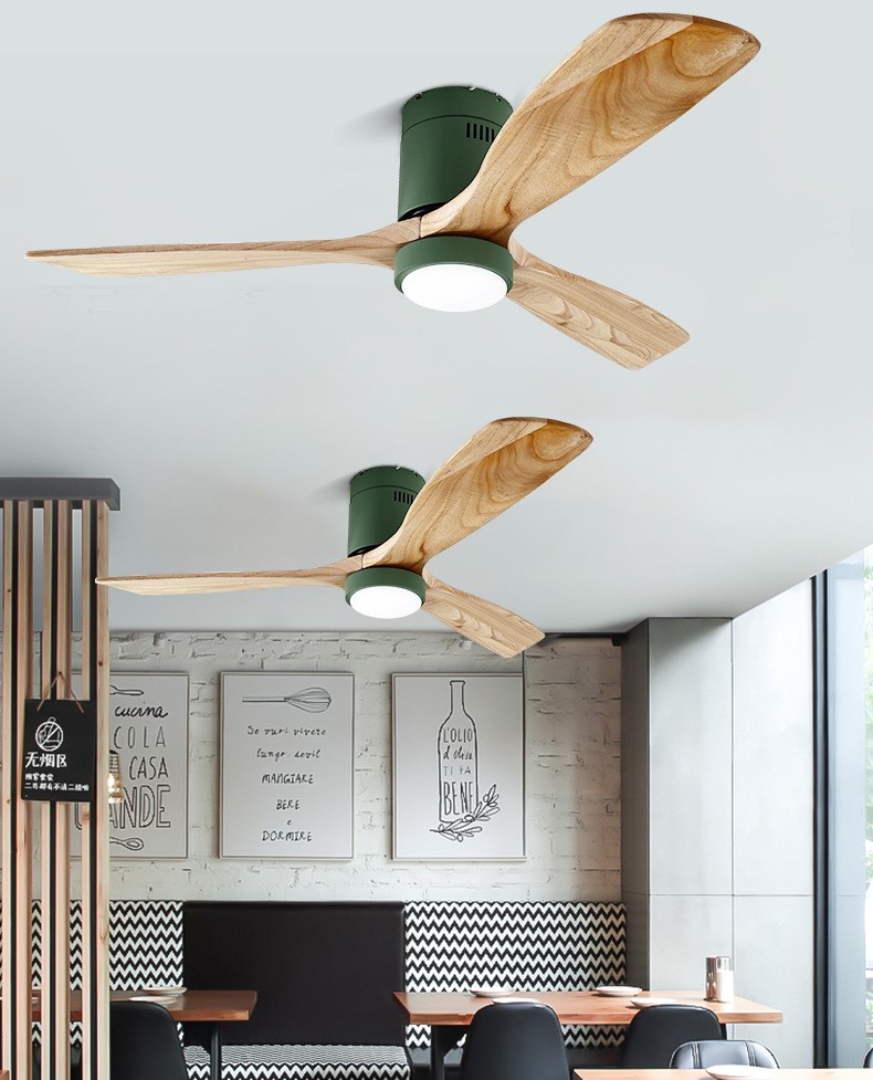 Quạt trần gỗ trang trí ấn tượng cho phòng ăn F278 | Flexdecor VN | 5