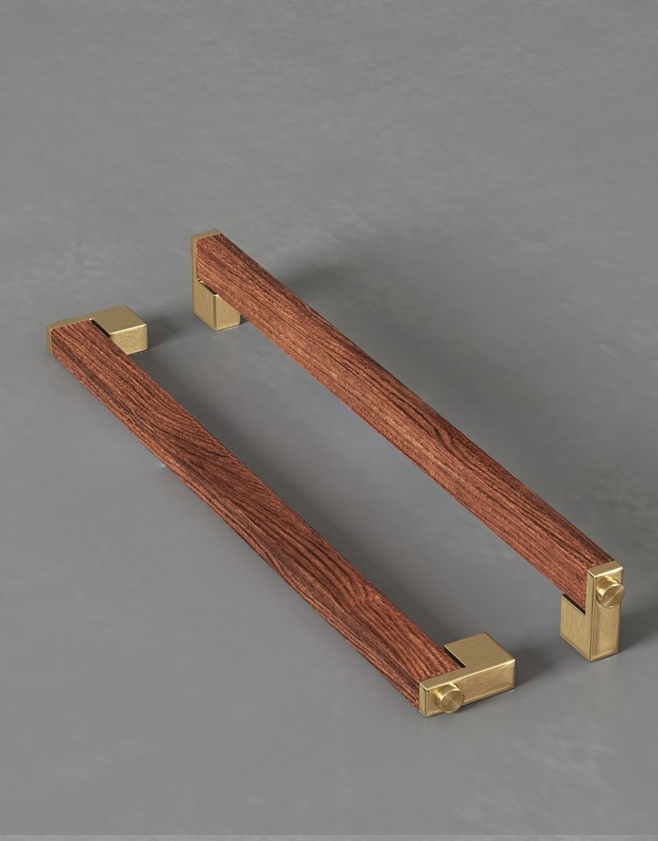 Tay nắm cửa tối giản bằng gỗ decor phòng khách GU-9395 | Flexdecor VN | 5