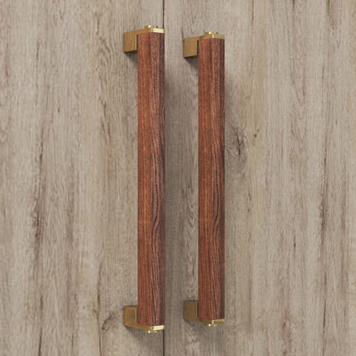 Tay nắm cửa tối giản bằng gỗ decor phòng khách GU-9395 | Flexdecor VN | 1