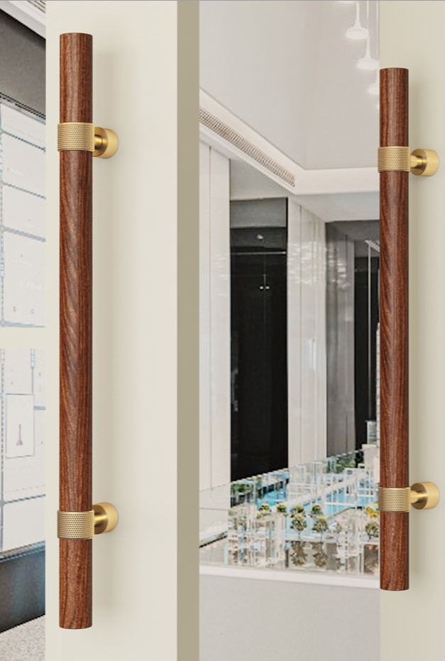 Tay nắm cửa phòng khách hiện đại cổ kính bằng gỗ GU-0177 | Flexdecor VN | 9