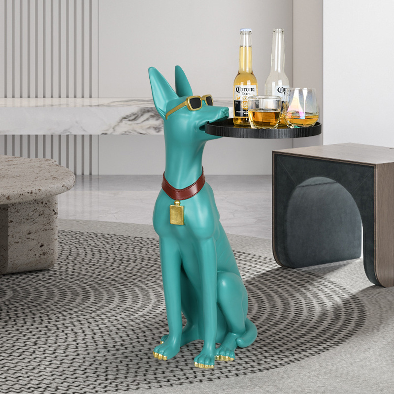 Tượng chú chó để sàn phòng khách sang trọng QXA7983A | Flexdecor VN | 11