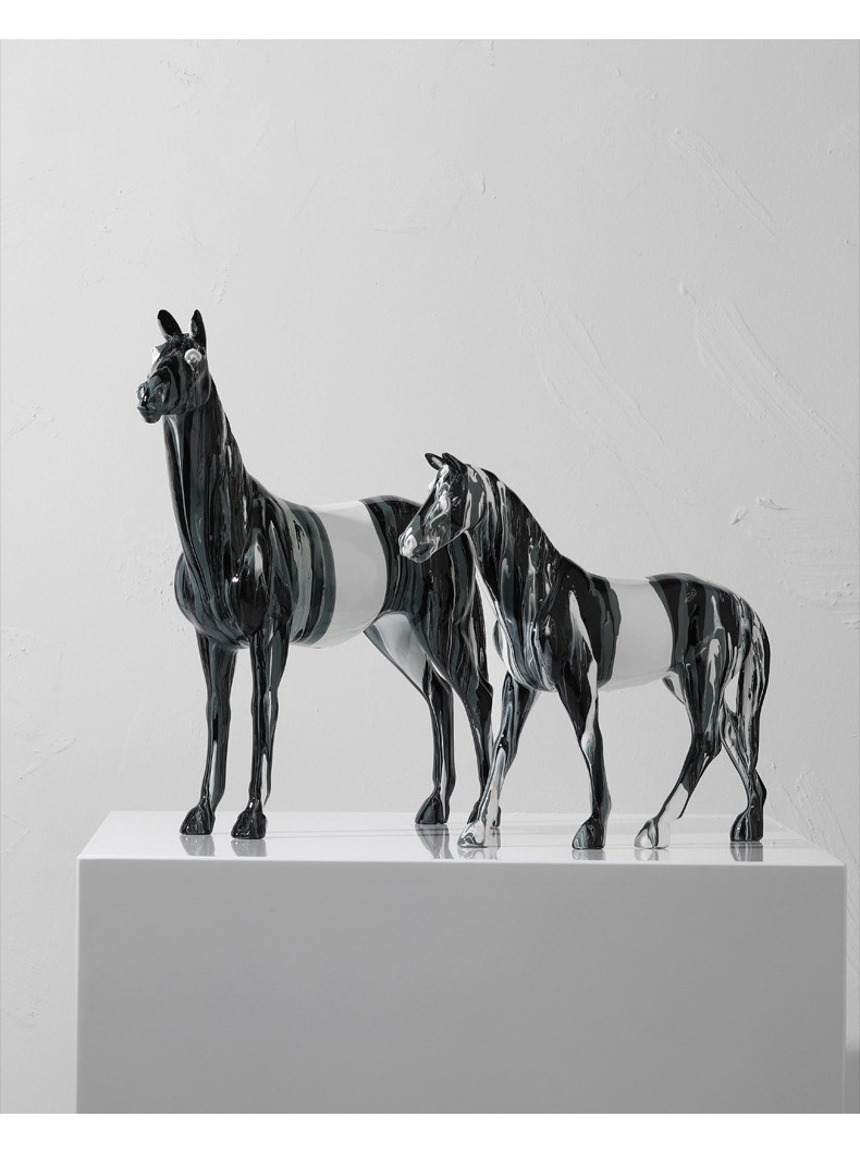 Tượng ngựa trang trí nội thất nghệ thuật AH0692 | Flexdecor VN | 1
