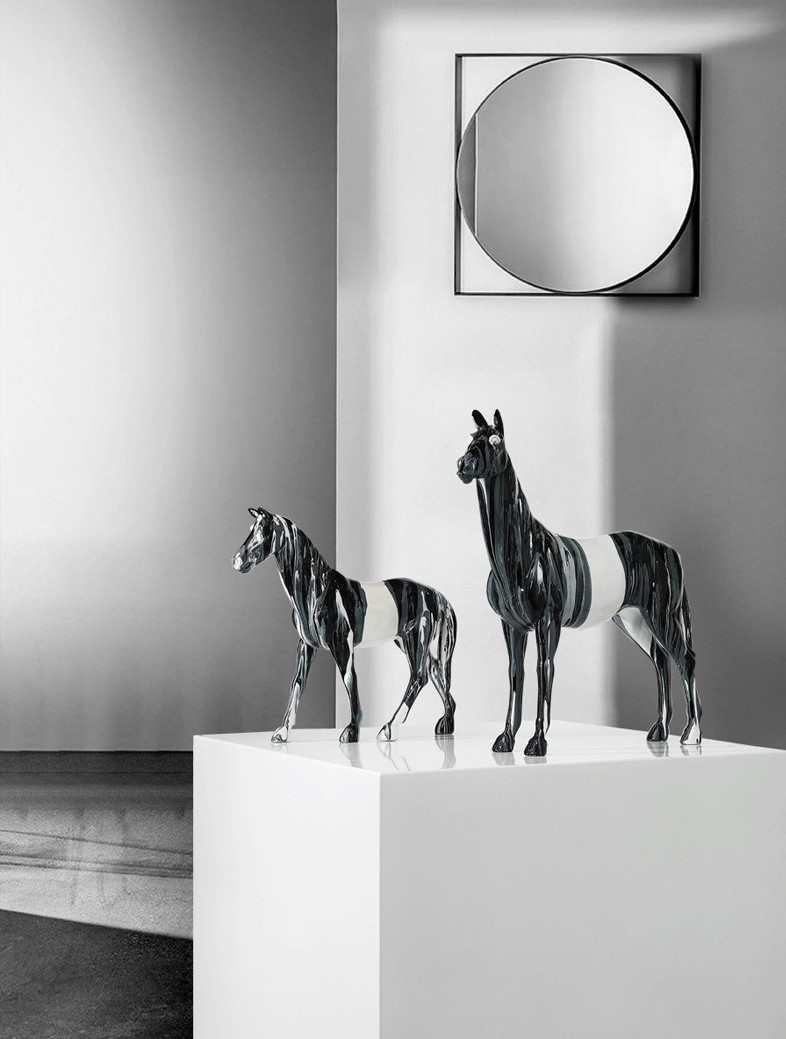 Tượng ngựa trang trí nội thất nghệ thuật AH0692 | Flexdecor VN | 5