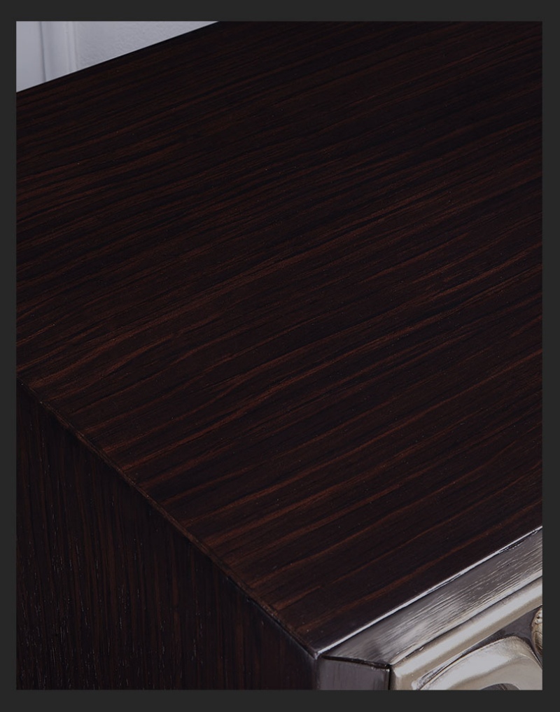 Bàn cà phê decor gỗ bề mặt khắc hoa nổi cao cấp JYJ1010A | Flexdecor VN | 10