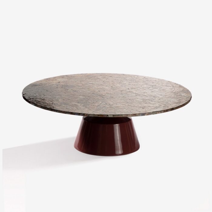 Bàn cà phê khảm trai đế composite sang trọng CB02 | Flexdecor VN | 6