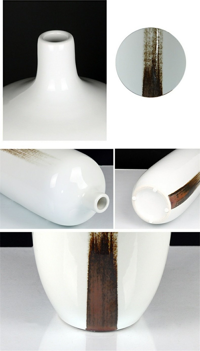 Bình gốm vẽ tay tối giản hiện đại JC0617 | Flexdecor VN | 3