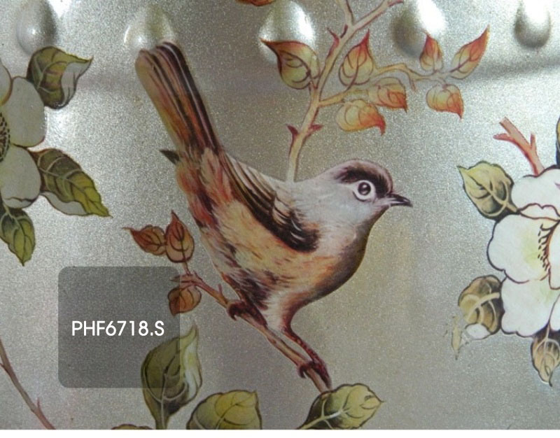 Đôn trang trí gốm sứ chim và hoa tinh tế PHF6718 | Flexdecor VN | 5
