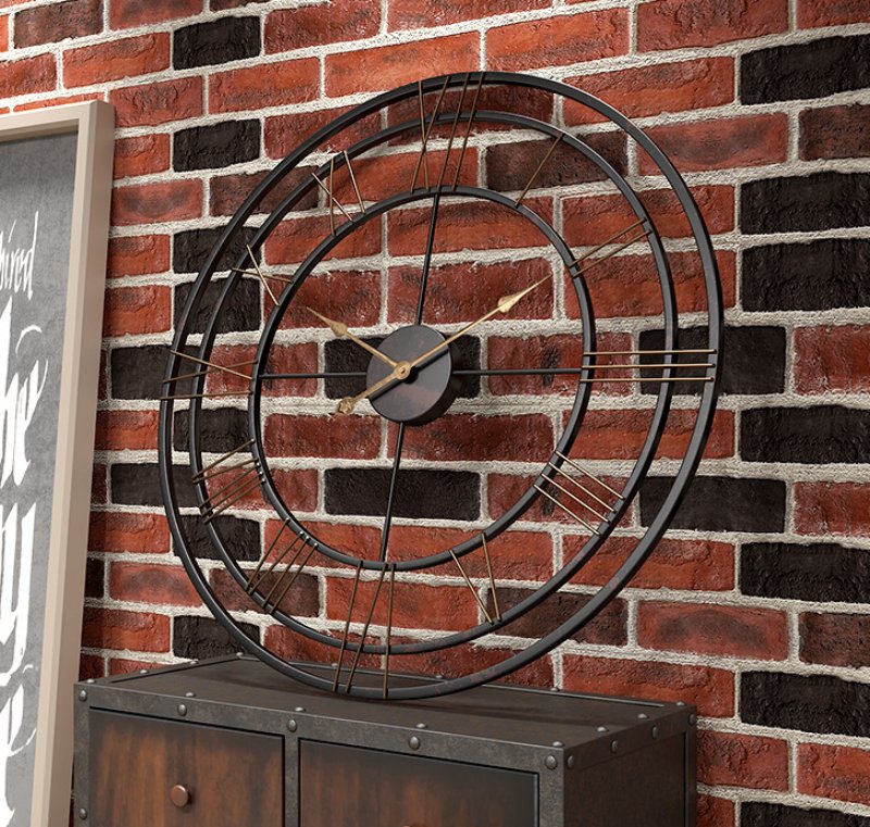 Đồng hồ khung thép tròn hiện đại sáng tạo R3-3685 | Flexdecor VN | 11