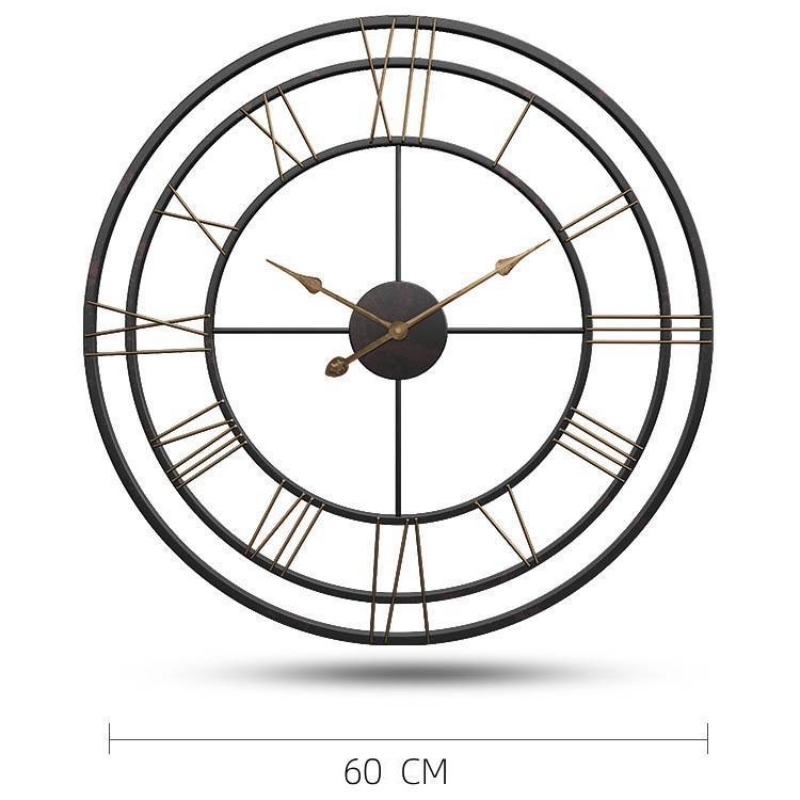 Đồng hồ khung thép tròn hiện đại sáng tạo R3-3685 | Flexdecor VN | 15