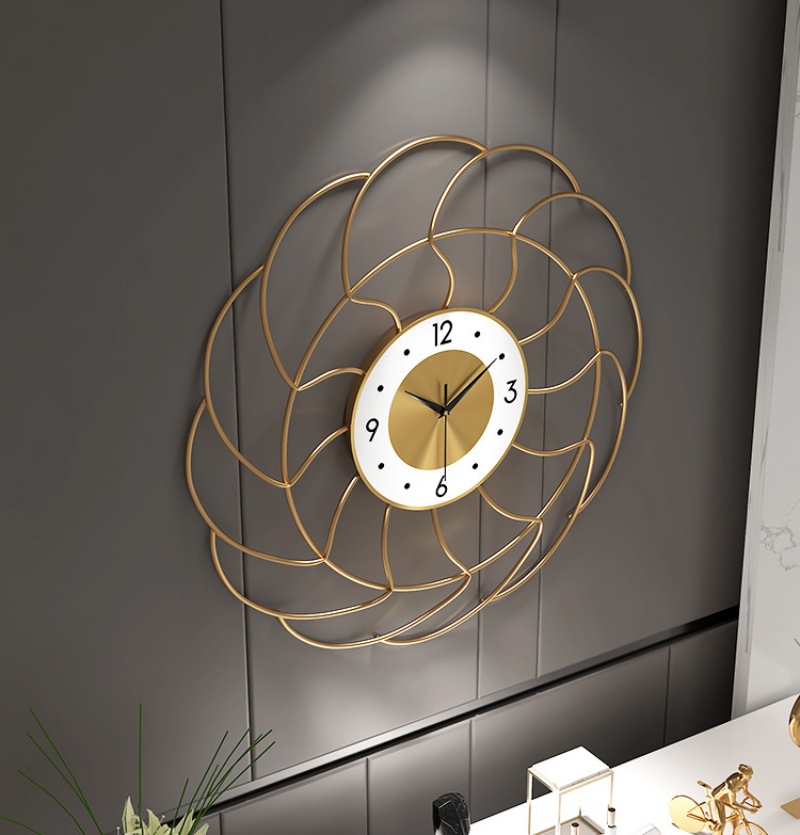Đồng hồ trang trí hoa cát tường sang trọng FB1754 | Flexdecor VN | 9