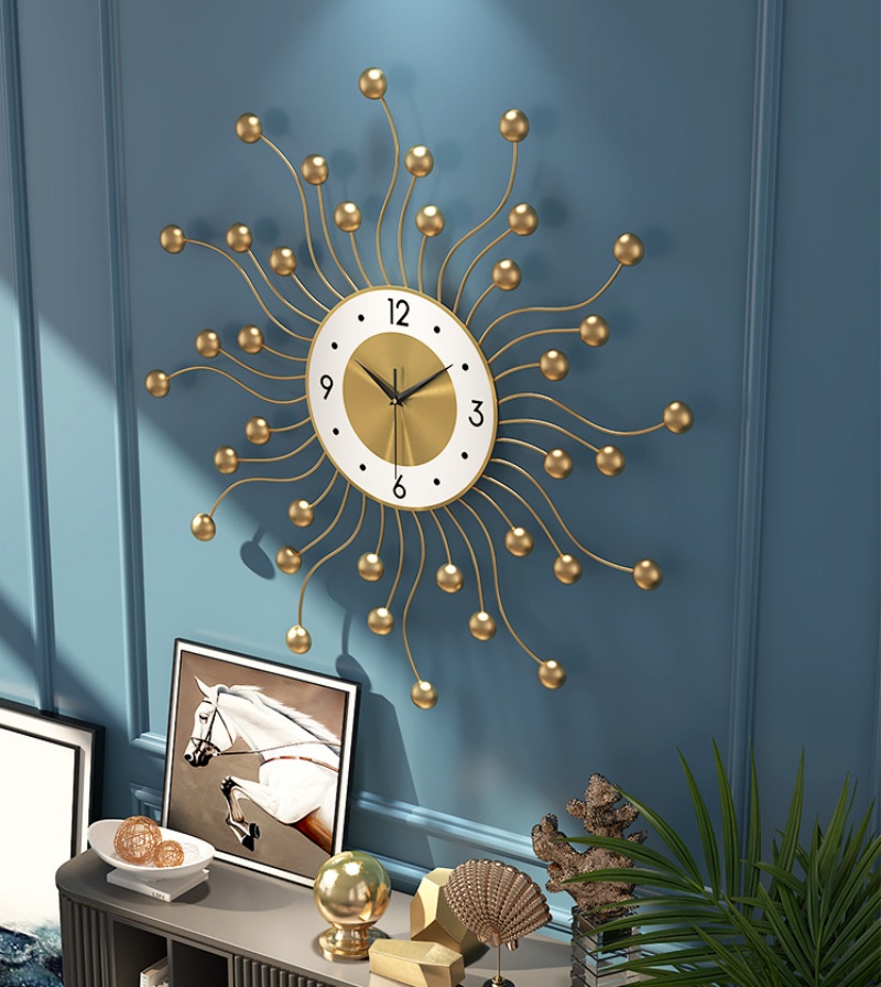 Đồng hồ trang trí khung thép hình hoa độc đáo FB9285 | Flexdecor VN | 7