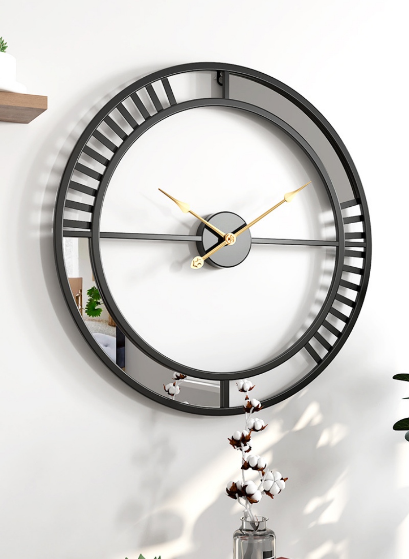 Đồng hồ trang trí nghệ thuật có gương tối giản FB3786 | Flexdecor VN | 7