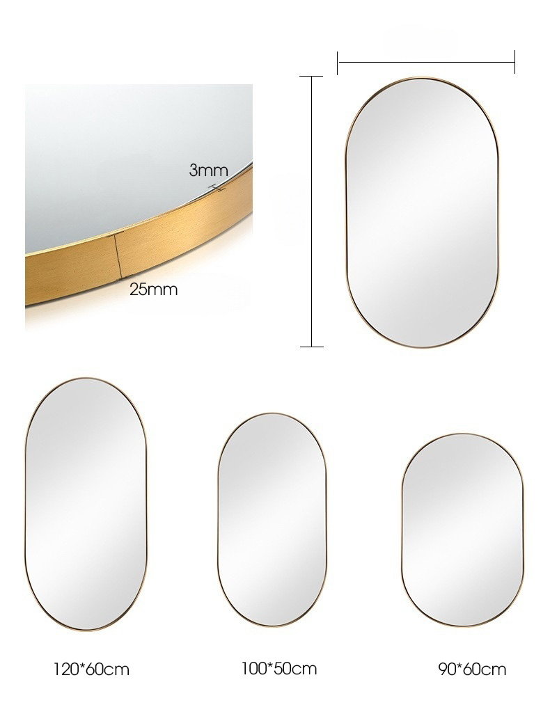 Gương phòng tắm hình bầu dục hiện đại SA1768 | Flexdecor VN | 11