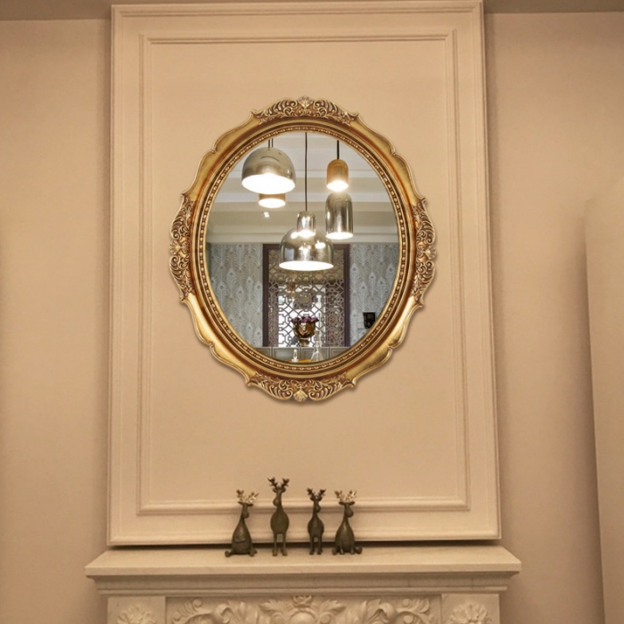 Gương phòng tắm hình trái xoan phong cách Châu Âu YCA6760 | Flexdecor VN | 3