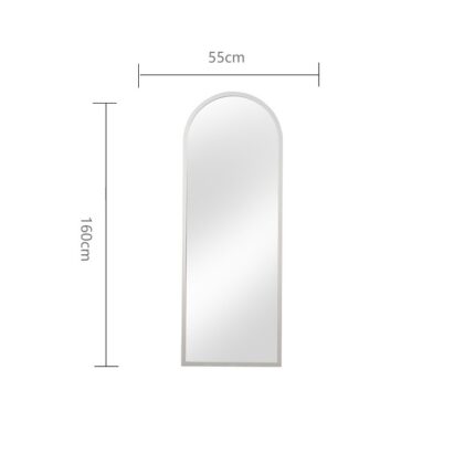 Gương soi toàn thân vòm tròn gỗ nguyên khối XMM5469 3
