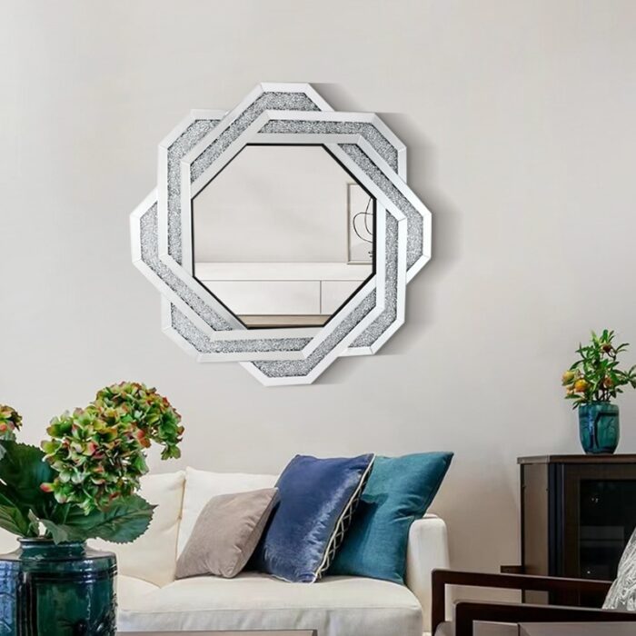 Gương trang trí nghệ thuật kim cương sang trọng YCA5428 | Flexdecor VN | 1