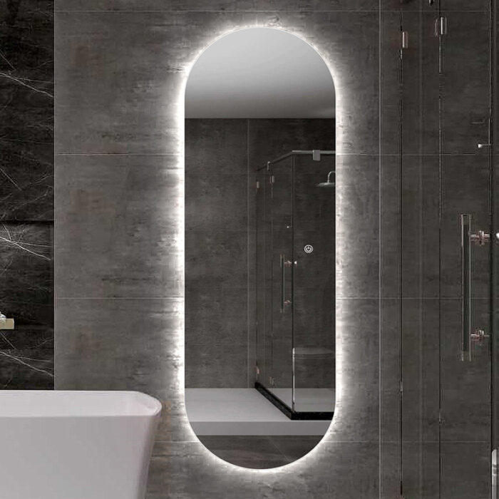 Gương trang trí toàn thân có đèn hình viên thuốc JCM801 | Flexdecor VN | 4