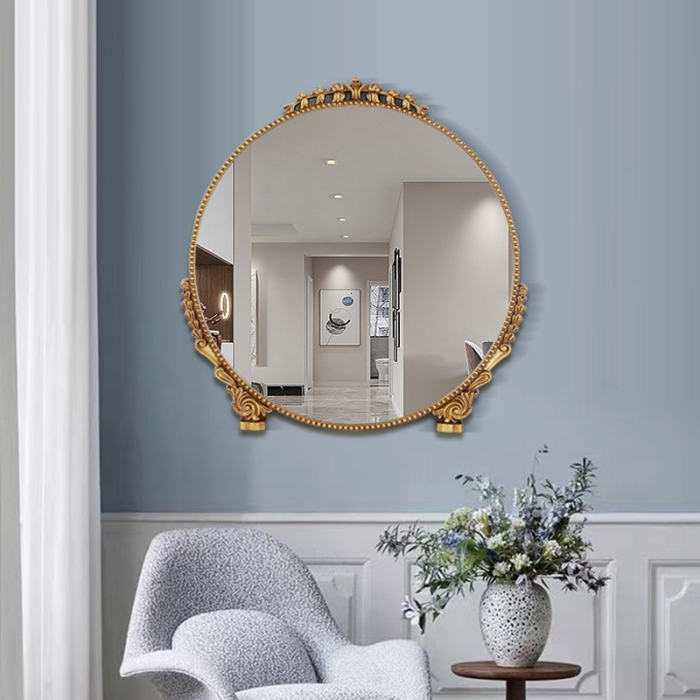 Gương tròn phòng tắm phong cách Vintage YCA9898 | Flexdecor VN | 1