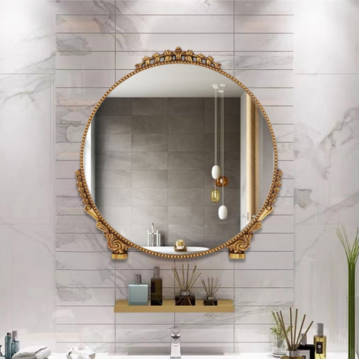 Gương tròn phòng tắm phong cách Vintage YCA9898 | Flexdecor VN | 5