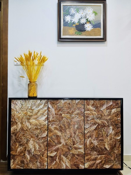 Kệ tủ trang trí bằng gỗ khảm trai tinh tế LSCK04 | Flexdecor VN | 28