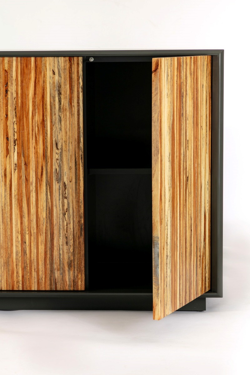 Kệ tủ trang trí dát gỗ phong cách tối giản SWCK04 | Flexdecor VN | 12