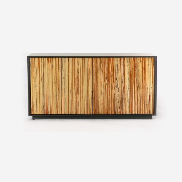 Kệ tủ trang trí dát gỗ phong cách tối giản SWCK04 | Flexdecor VN | 2