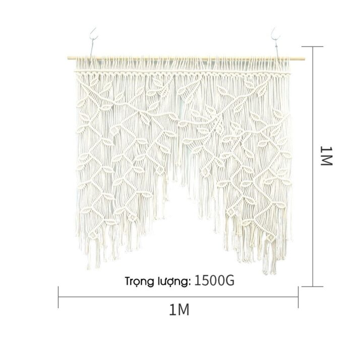 Màn cửa trang trí phòng họa tiết nhành cây Z224 | Flexdecor VN | 4
