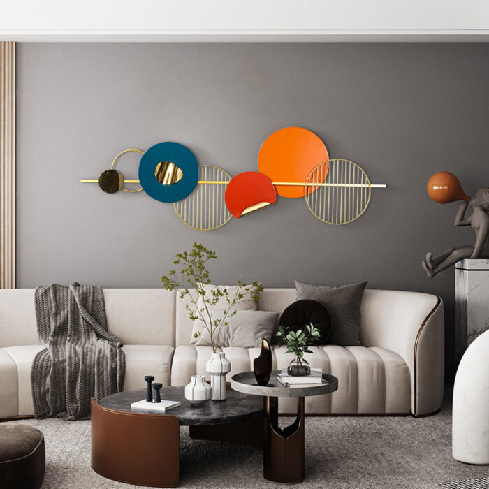 Phù điêu treo tường hình tròn sáng tạo XS1086 | Flexdecor VN | 1