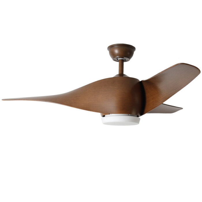 Quạt trần đèn cánh xoắn ốc hiện đại tối giản FDL6693 | Flexdecor VN | 2