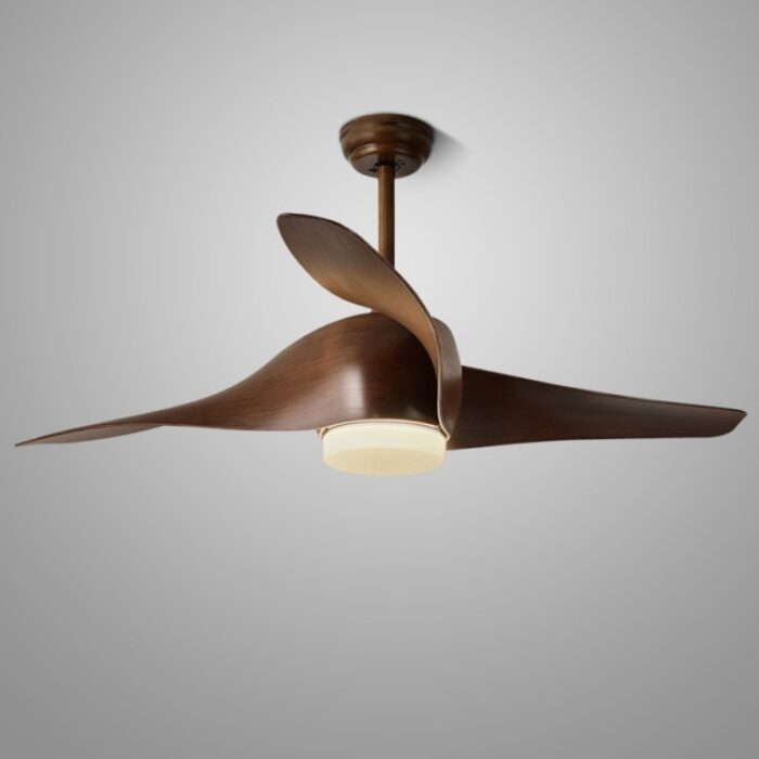 Quạt trần đèn cánh xoắn ốc hiện đại tối giản FDL6693 | Flexdecor VN | 4