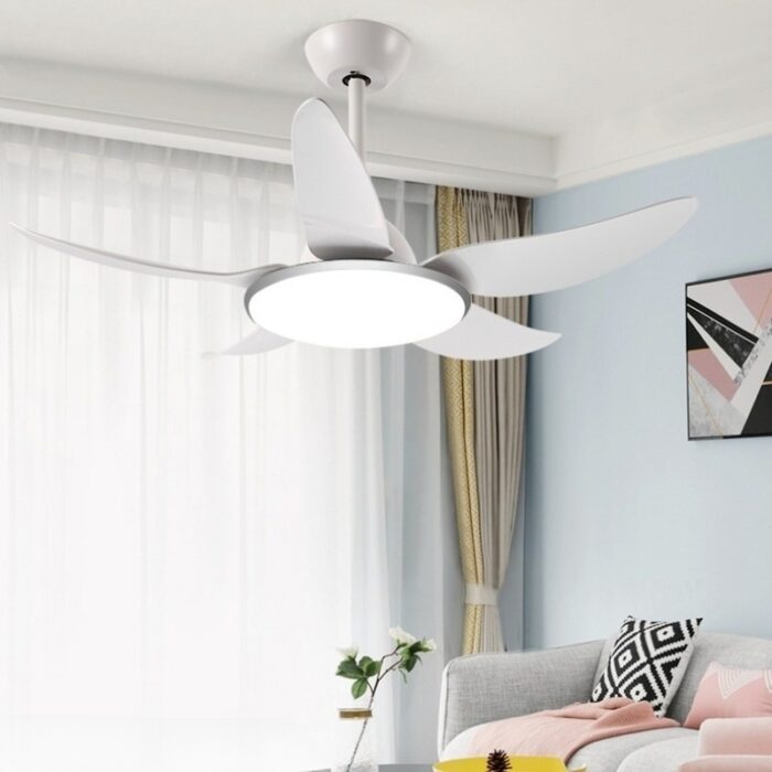 Quạt trần đèn góc rộng cánh cong hiện đại FDL4643 | Flexdecor VN | 2