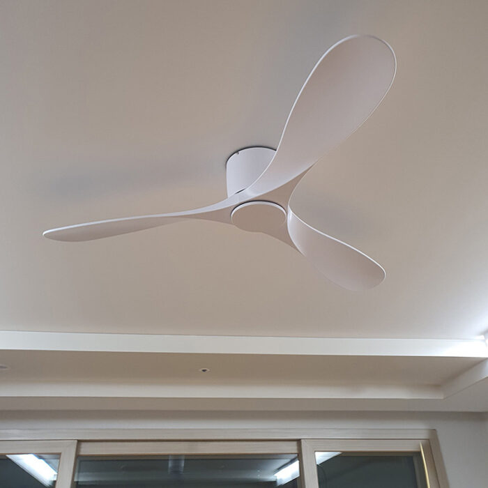 Quạt trần màu trắng hiện đại tối giản cho trần thấp FDL5794 | Flexdecor VN | 2