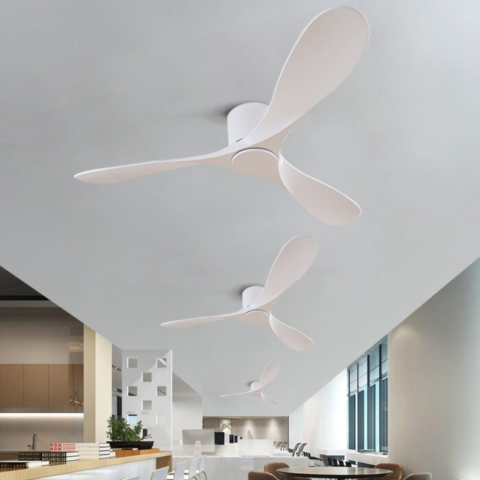 Quạt trần màu trắng hiện đại tối giản cho trần thấp FDL5794 | Flexdecor VN | 3