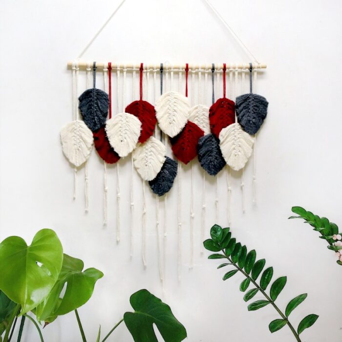 Rèm lá Macrame trang trí sáng tạo hiện đại Z157 | Flexdecor VN | 2