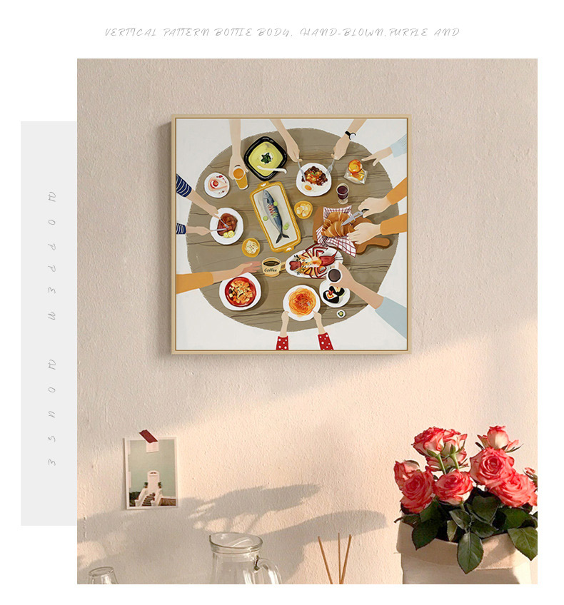 Tranh Canvas khung nhựa trang trí bếp ấm cúng JGC2086A | Flexdecor VN | 13