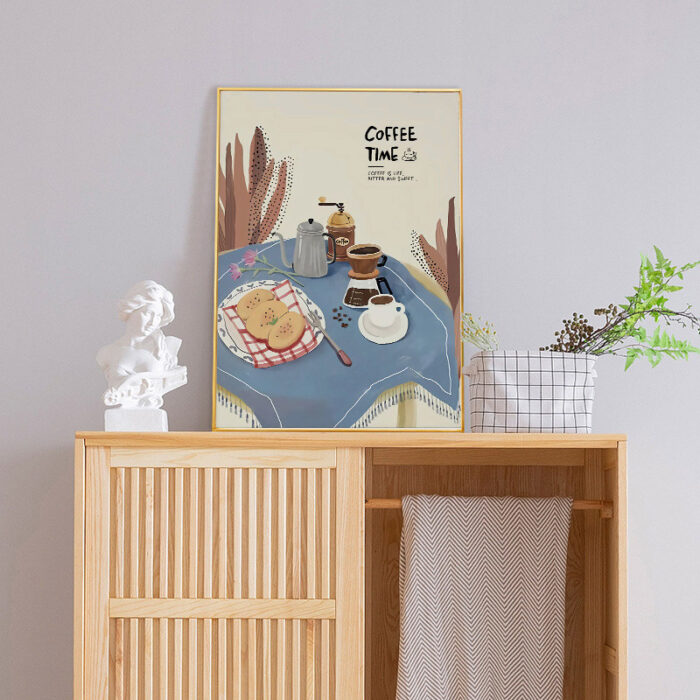 Tranh Canvas khung nhựa trang trí bếp ấm cúng JGC2086A | Flexdecor VN | 2
