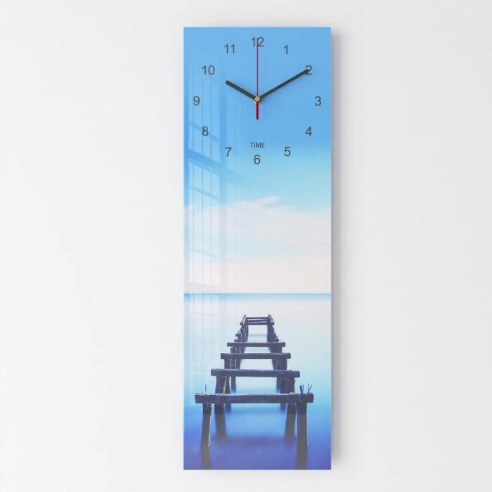 Tranh đồng hồ treo tường thủy tinh đẹp FBA2680 | Flexdecor VN | 3