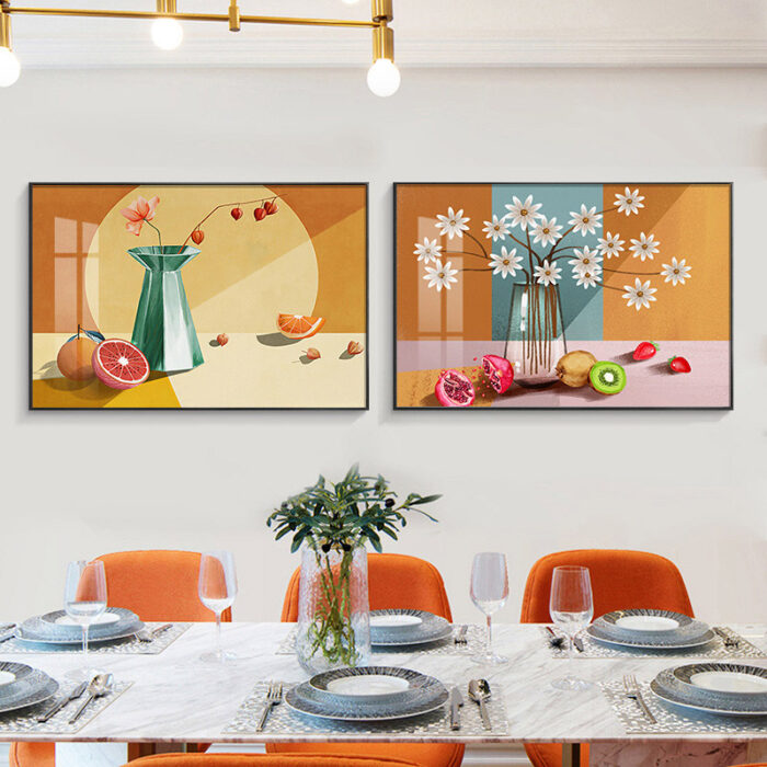 Tranh Canvas khung nhựa PS hình bình hoa YZ309B | Flexdecor VN | 5