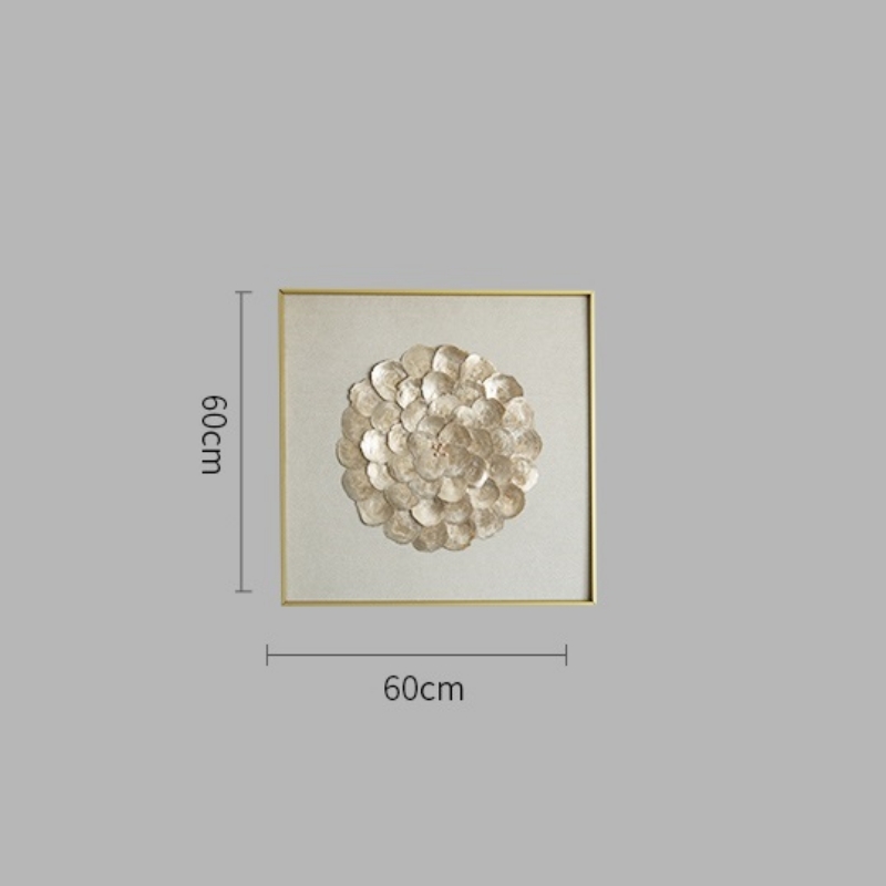 Tranh trang trí hình hoa khảm xà cừ sang trọng JJ6775 | Flexdecor VN | 13