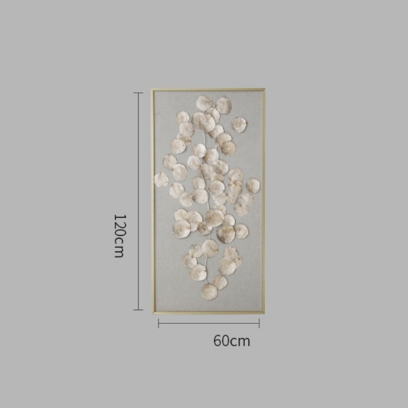 Tranh treo tường decor vỏ sò sang trọng cao cấp JJ2100 | Flexdecor VN | 17