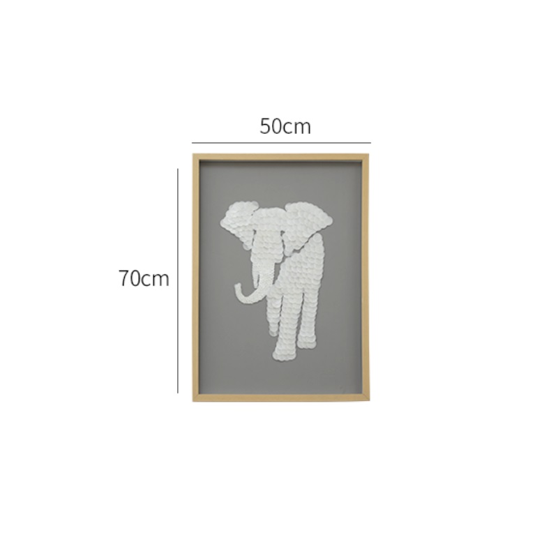 Tranh treo tường tạo hình con voi ấn tượng JJ1319 | Flexdecor VN | 23