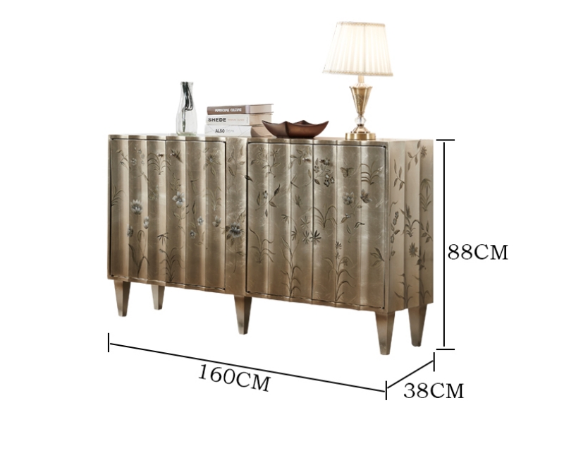 Tủ kệ trang trí sang trọng độc đáo bằng gỗ JYJ8006 | Flexdecor VN | 38