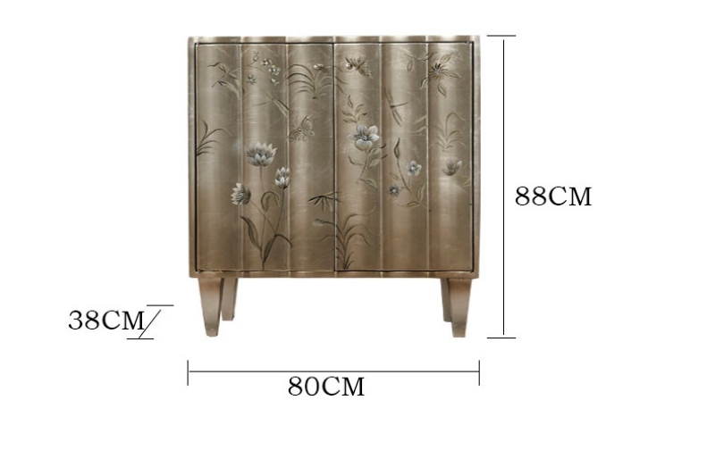 Tủ kệ trang trí sang trọng độc đáo bằng gỗ JYJ8006 | Flexdecor VN | 34