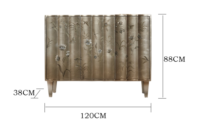 Tủ kệ trang trí sang trọng độc đáo bằng gỗ JYJ8006 | Flexdecor VN | 36